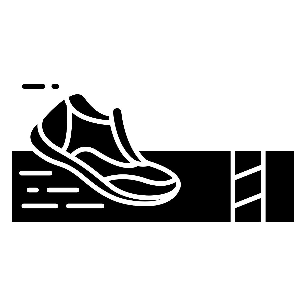 chaussure de course icon