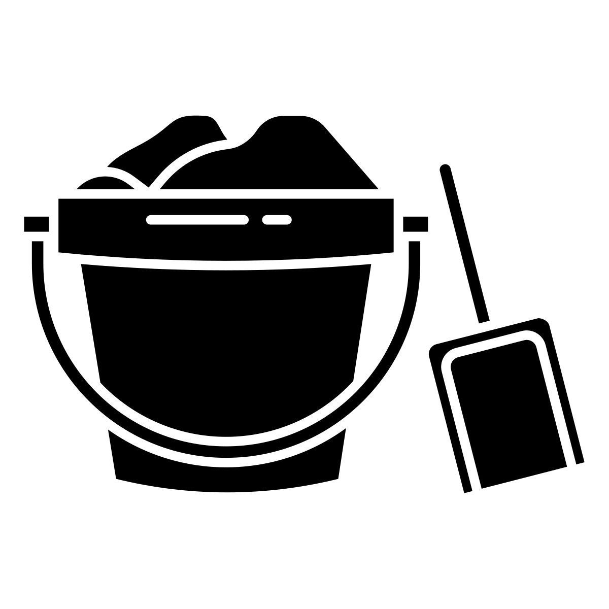 sand bucket icon