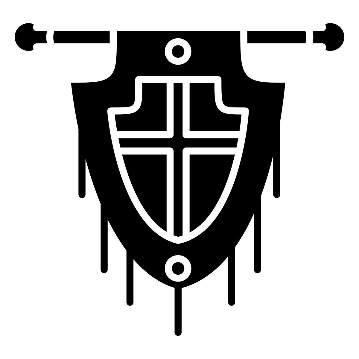 shield flag icon