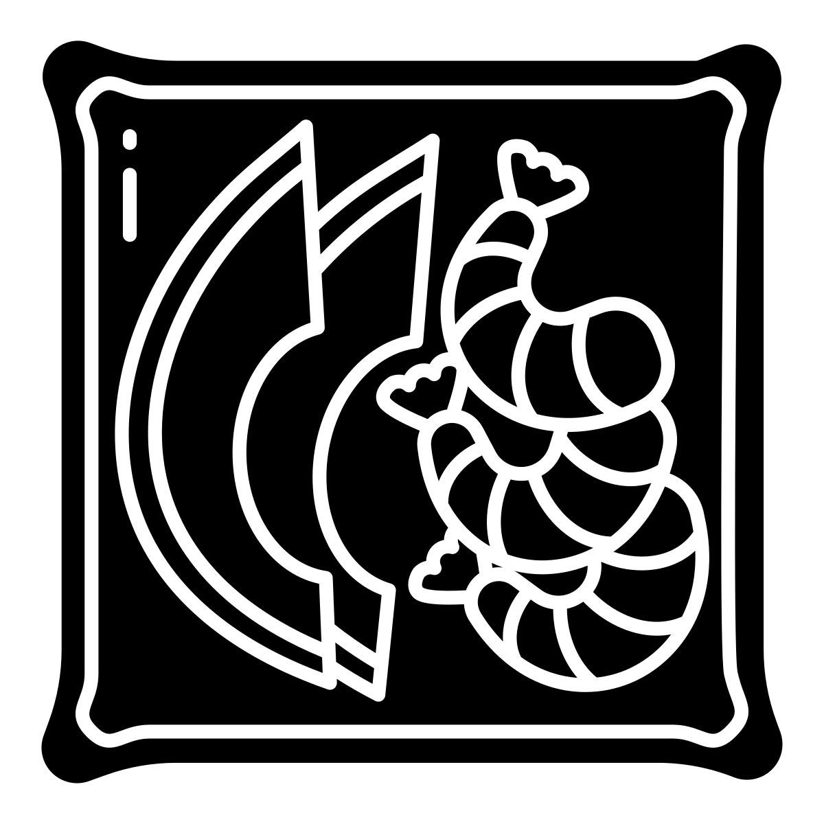 shrimp avocado toast icon