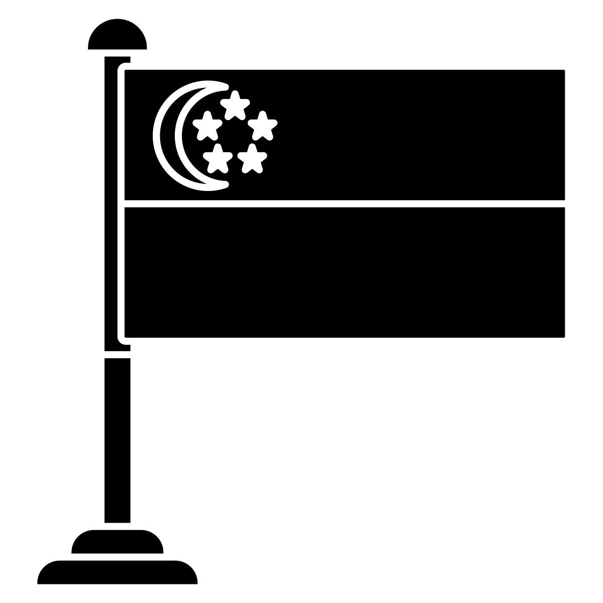singapore flag icon