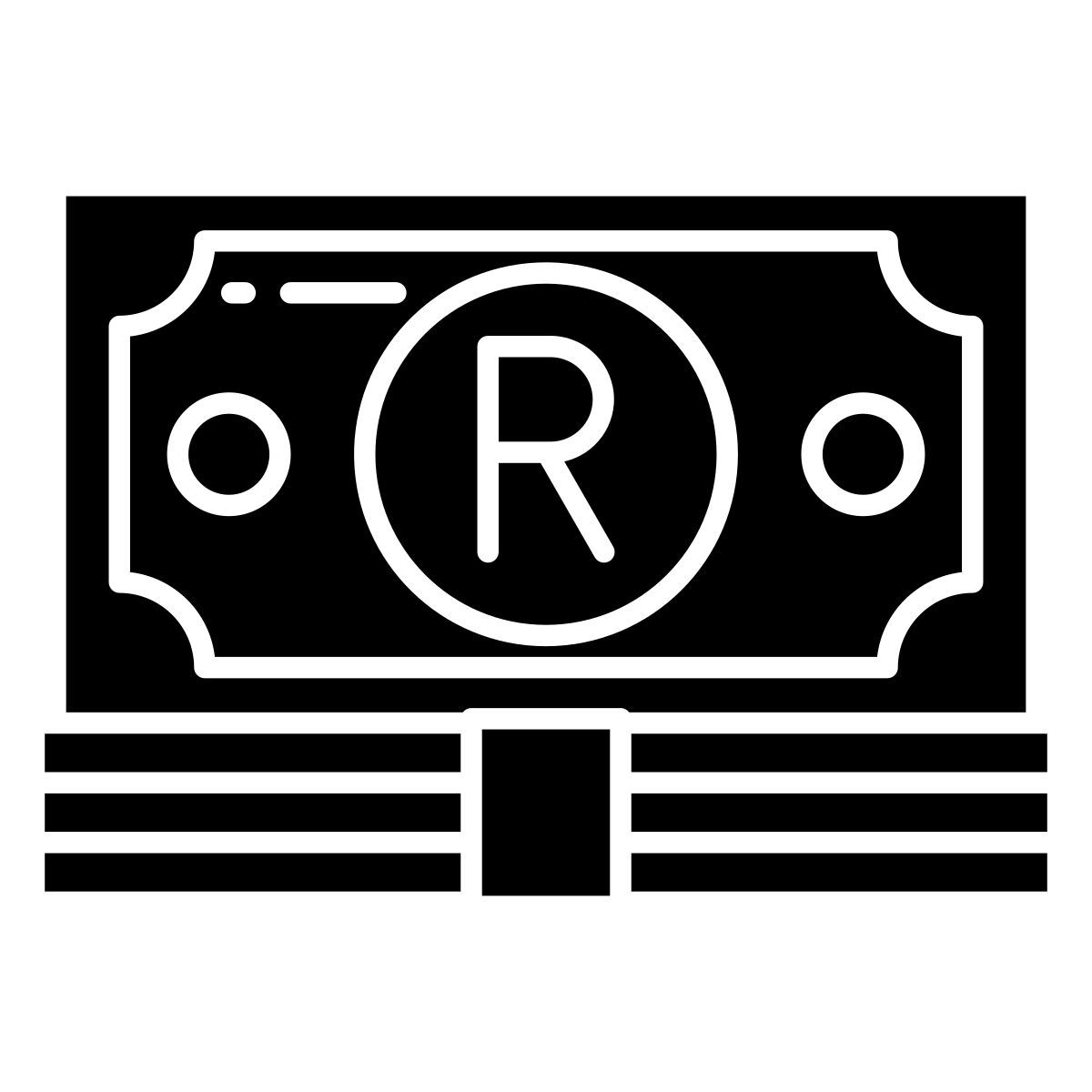 rand sudafricano icon