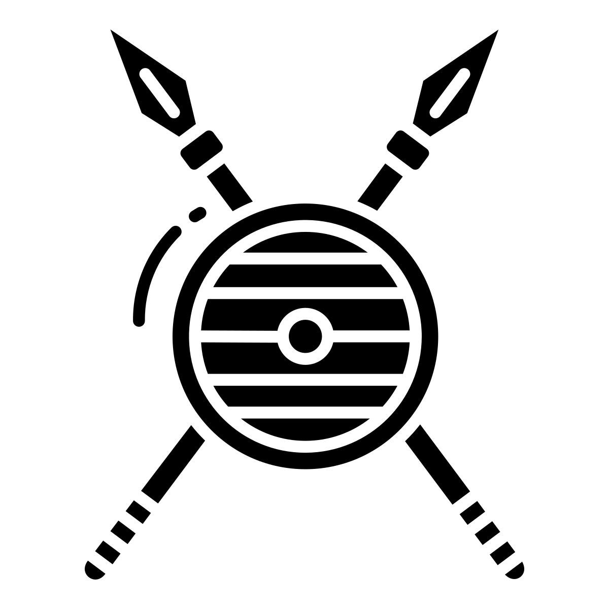 spear and shield icon