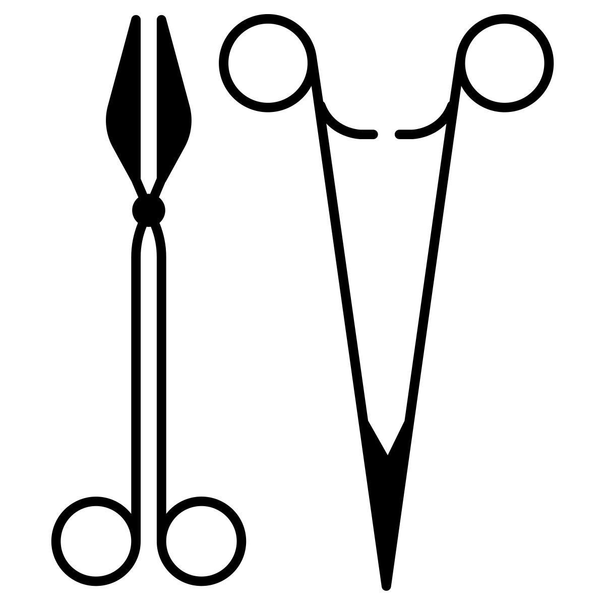 surgical scissors icon