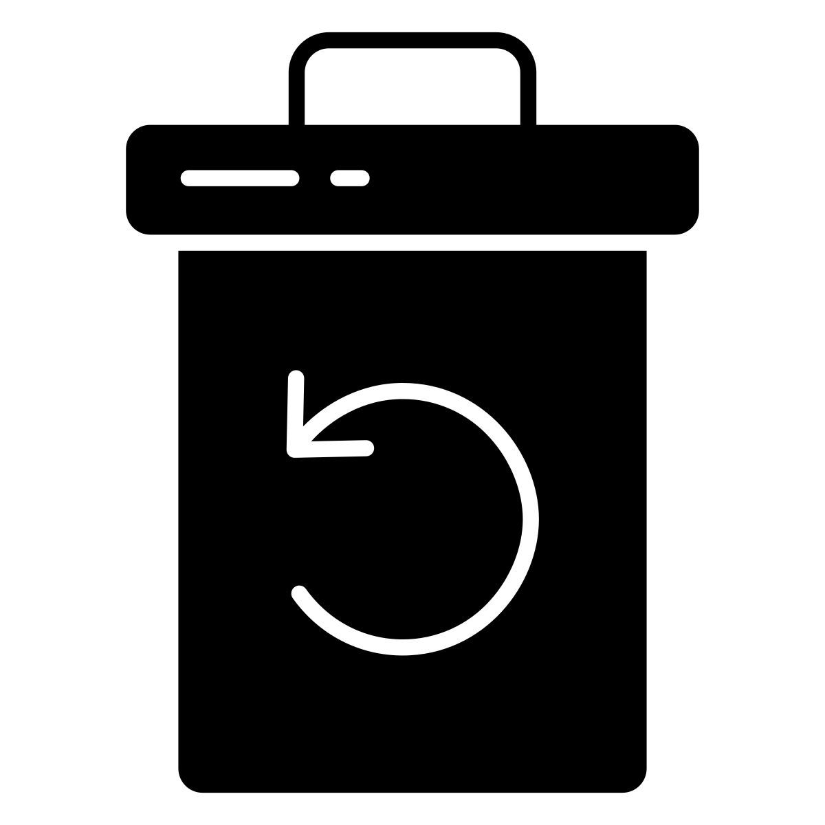 trash bin icon