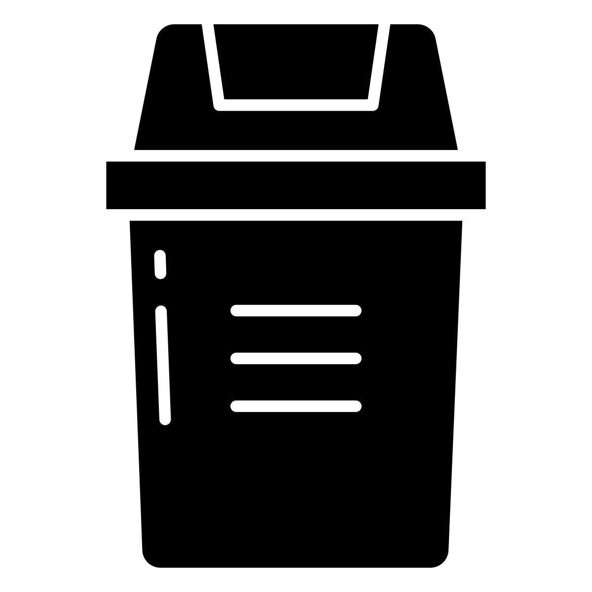 trash bin icon