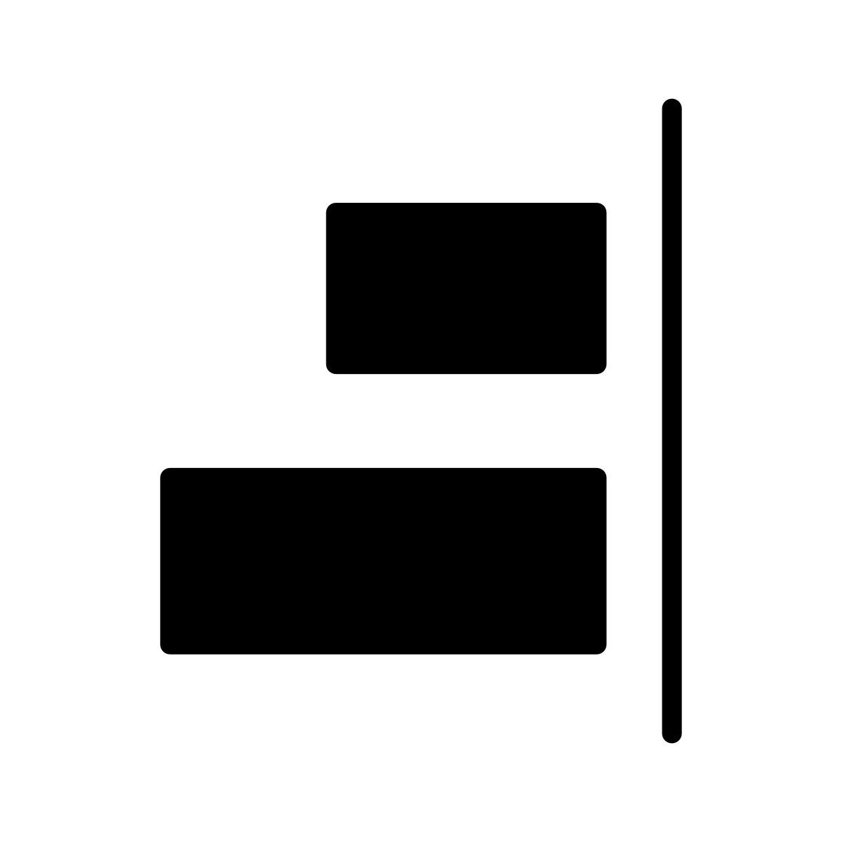 align right icon