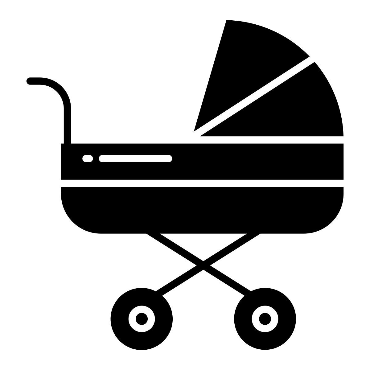 baby stroller icon