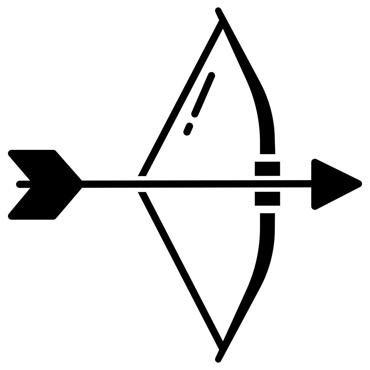 bow and arrow icon