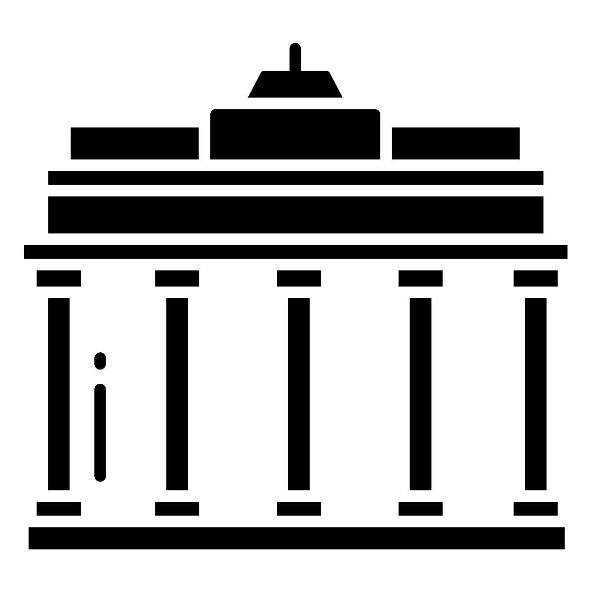 brandenburg gate icon