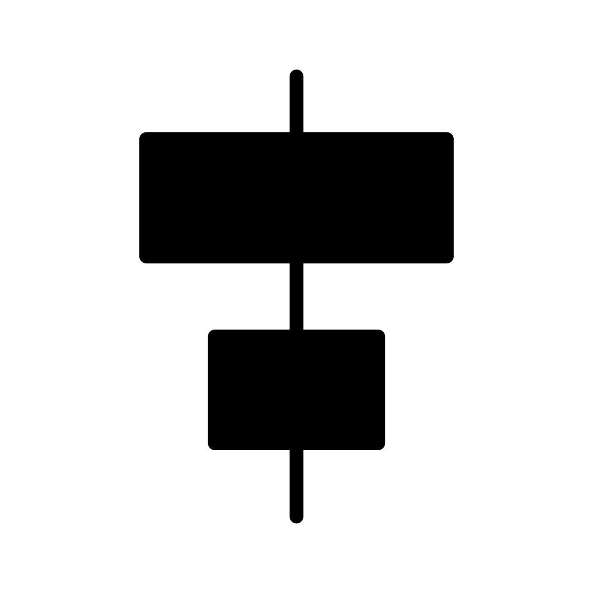 alignement central icon