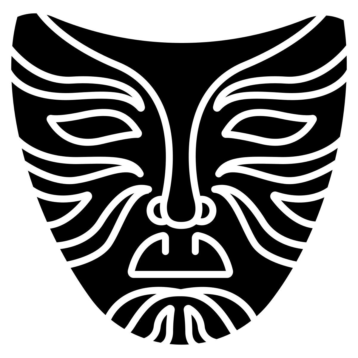 chinese mask icon