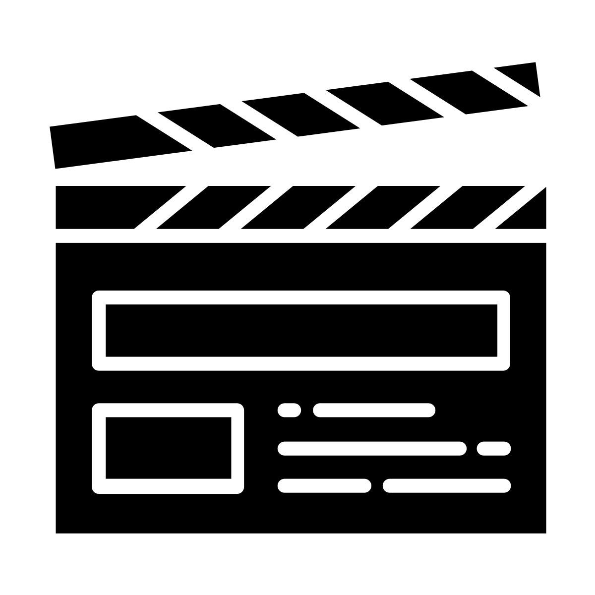 clapperboard icon