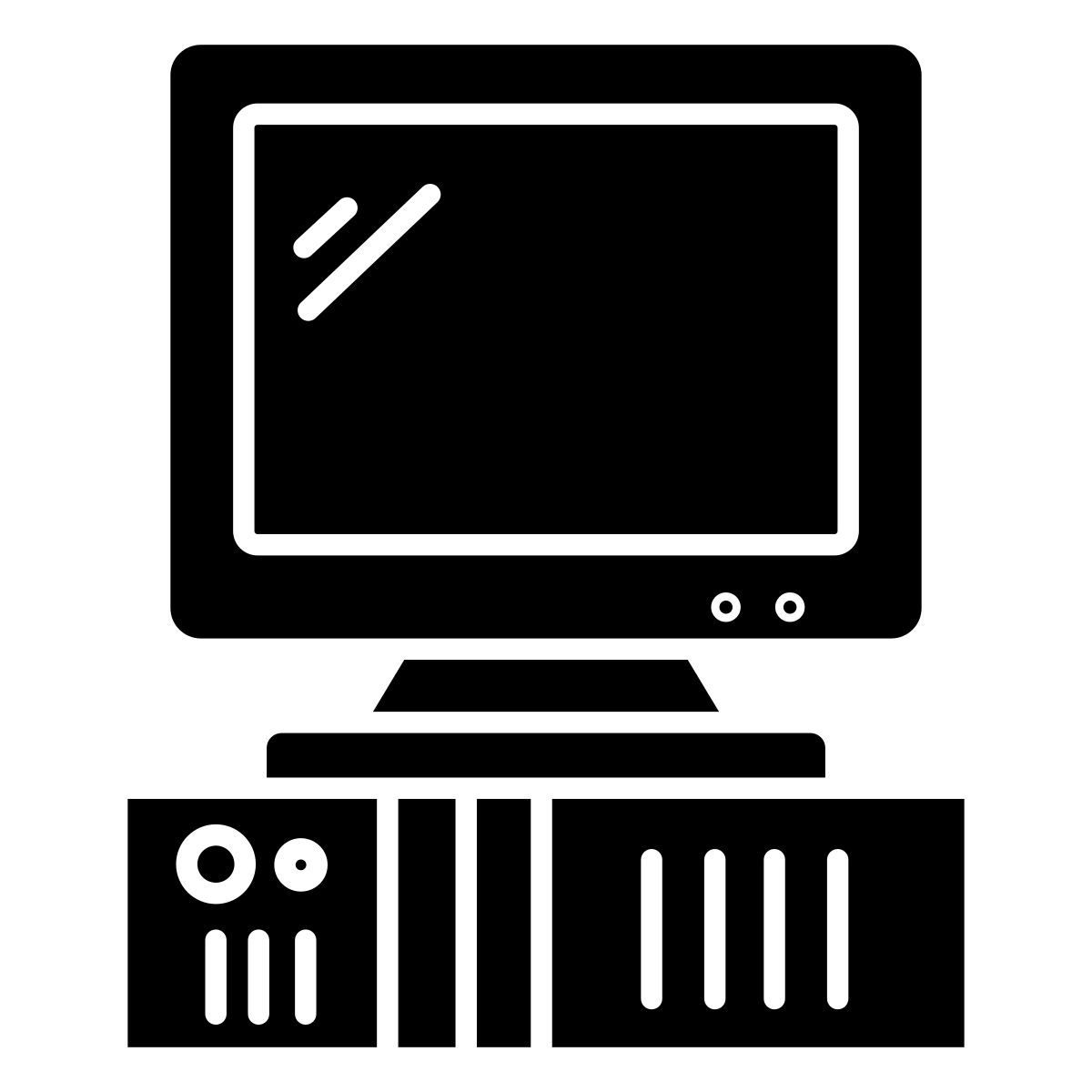 computador externo retro icongeek26 glyph icongeek26 icon