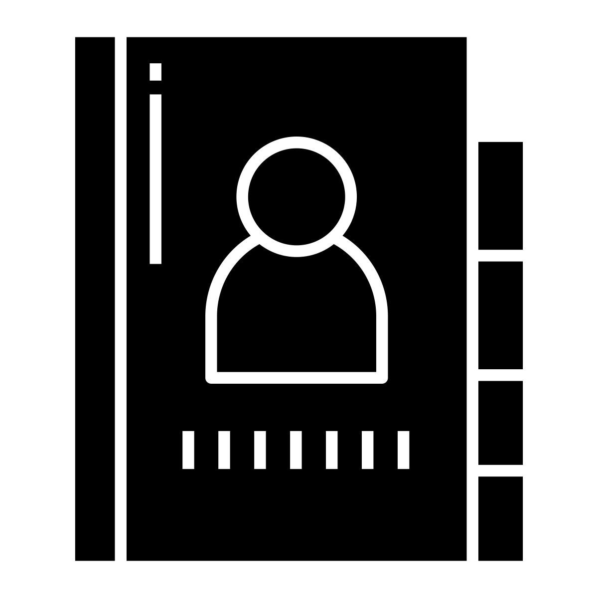 contacts book icon