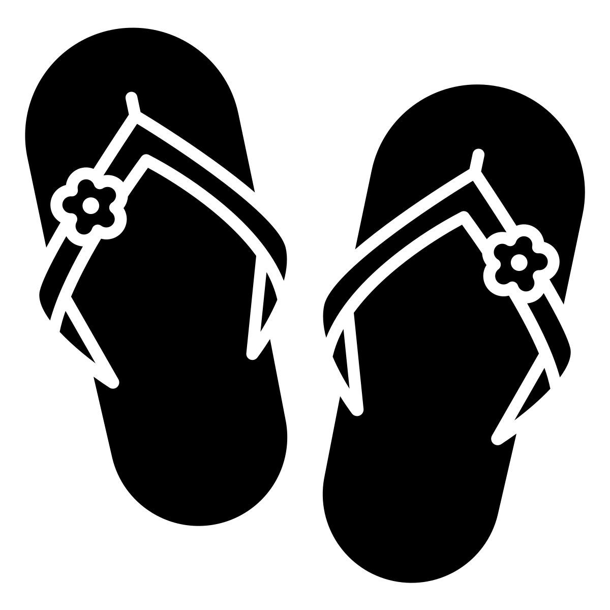 chinelo de dedo icon