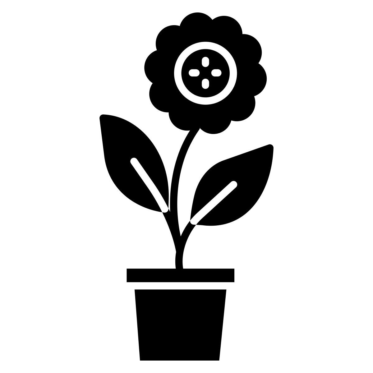 flower pot icon