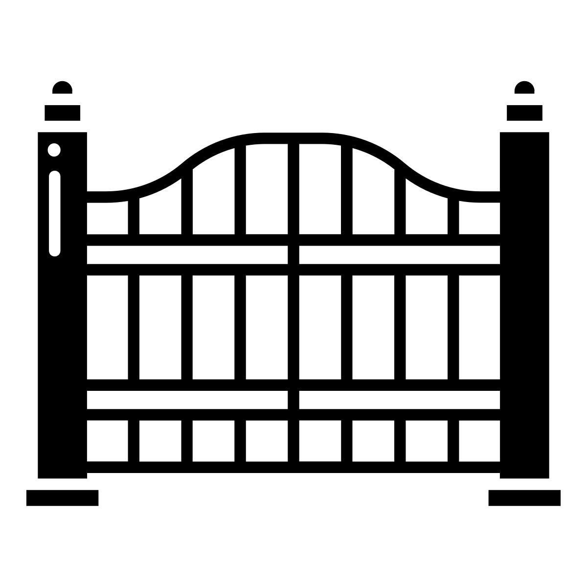 cancello anteriore chiuso icon