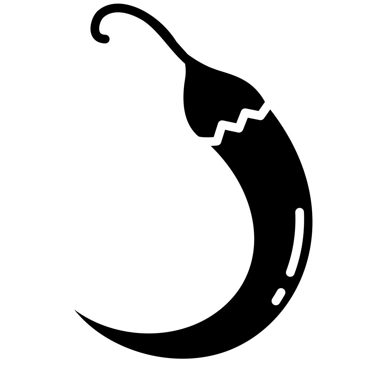 green chili pepper icon