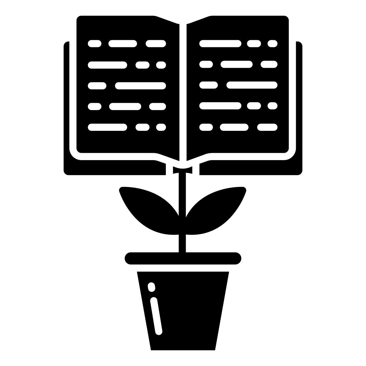 growing knowledge icon
