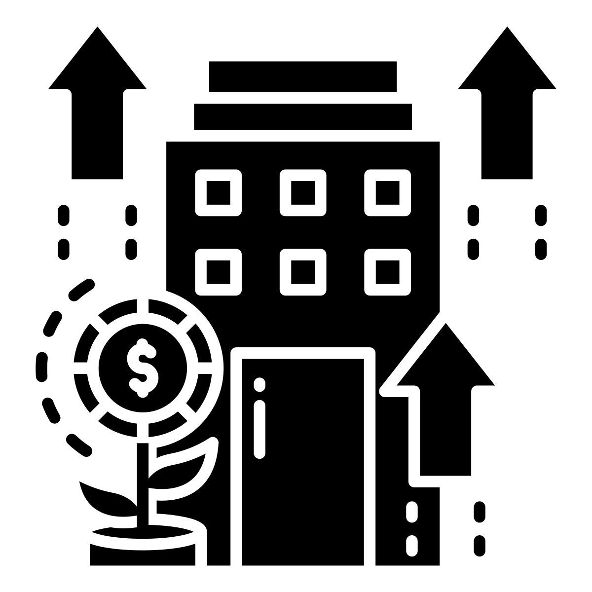 financial growth icon