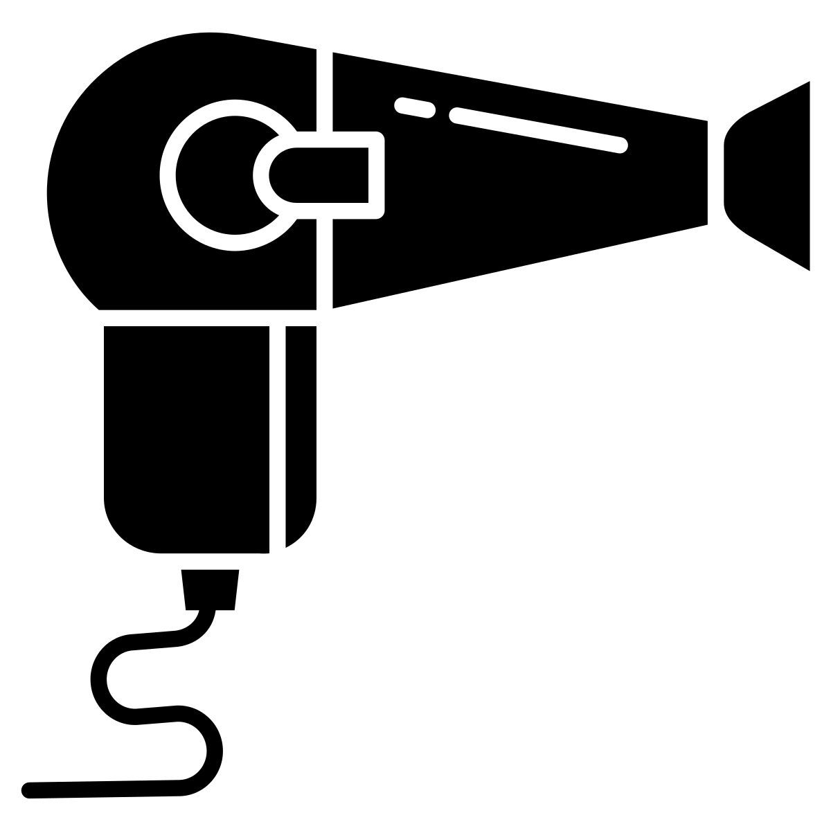 hair dryer icon