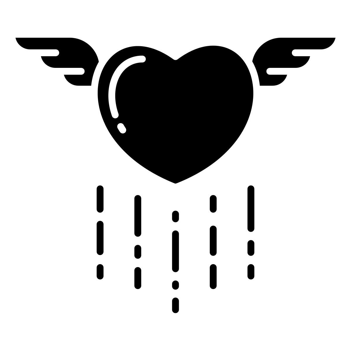 heart wings icon