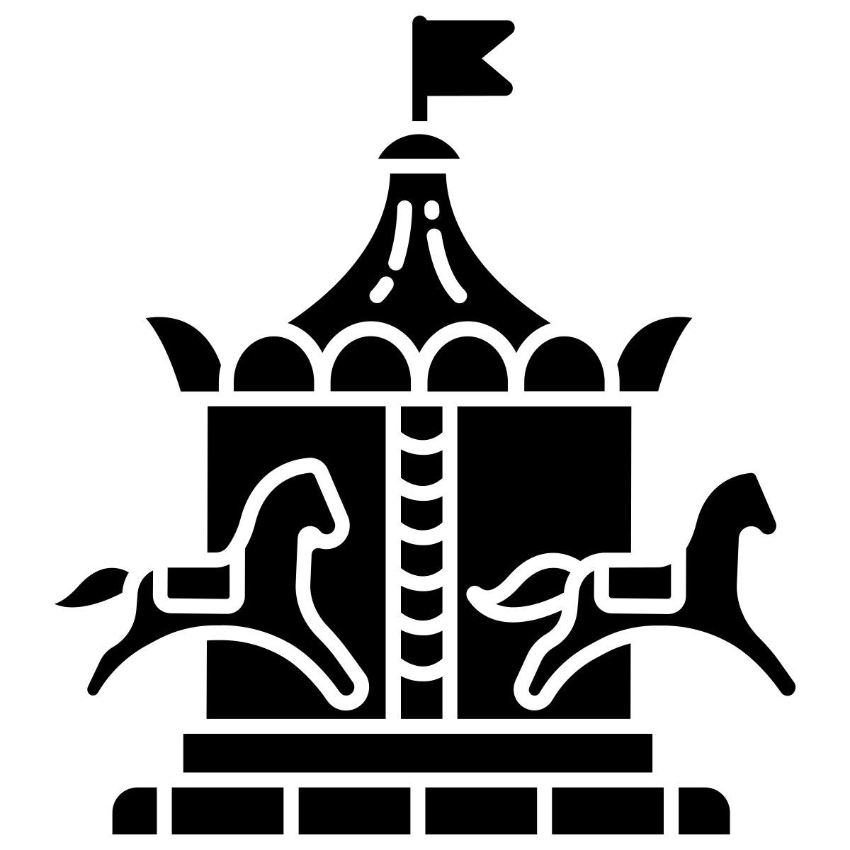 horse ride icon