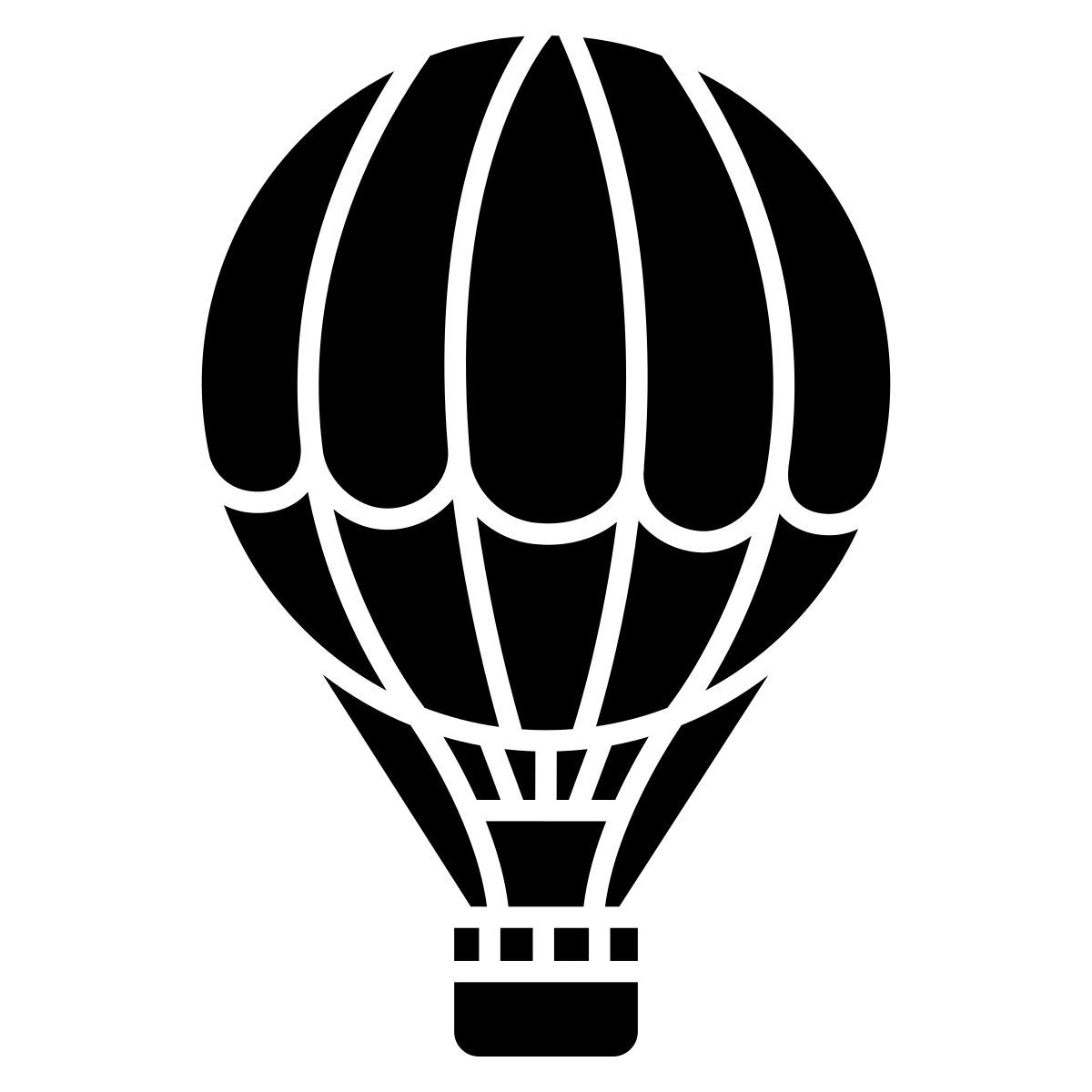 hot air balloon icon