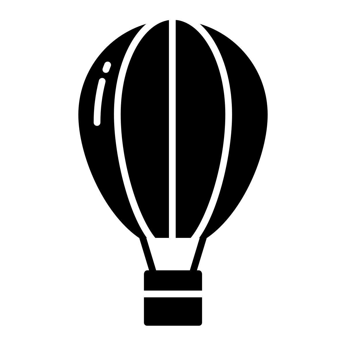 hot air balloon icon