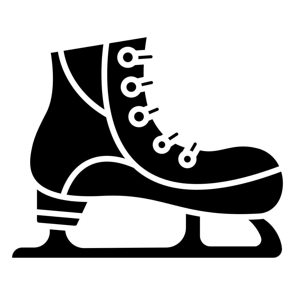 ice skating shoes icon