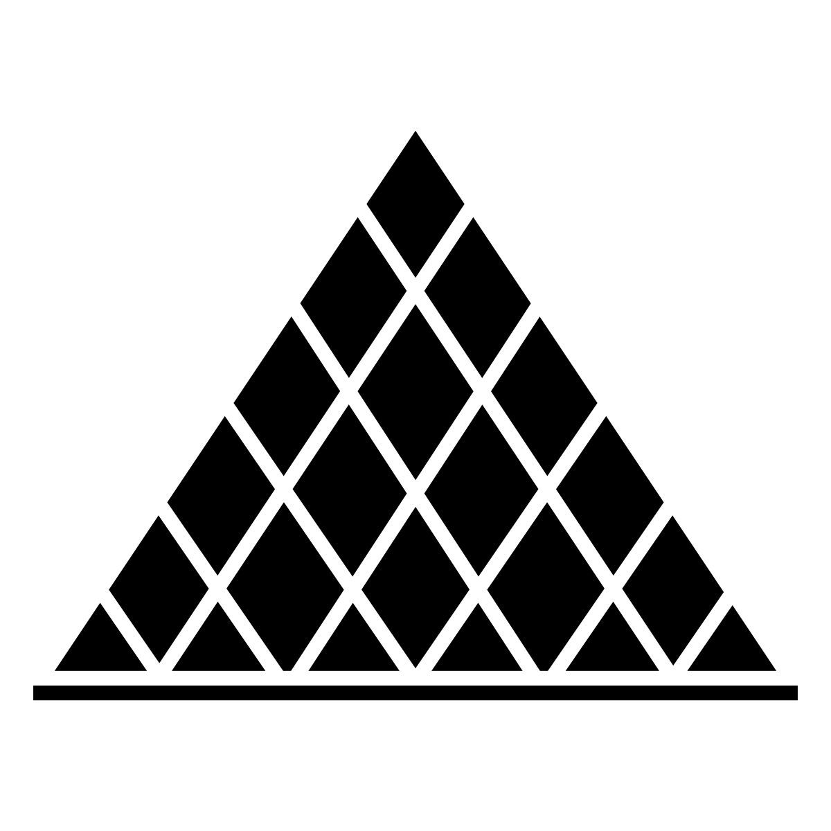 louvre pyramid icon