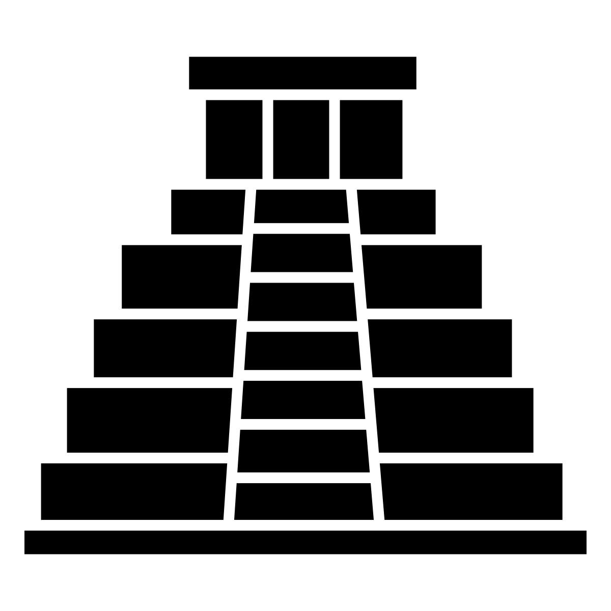 pirámide maya icon