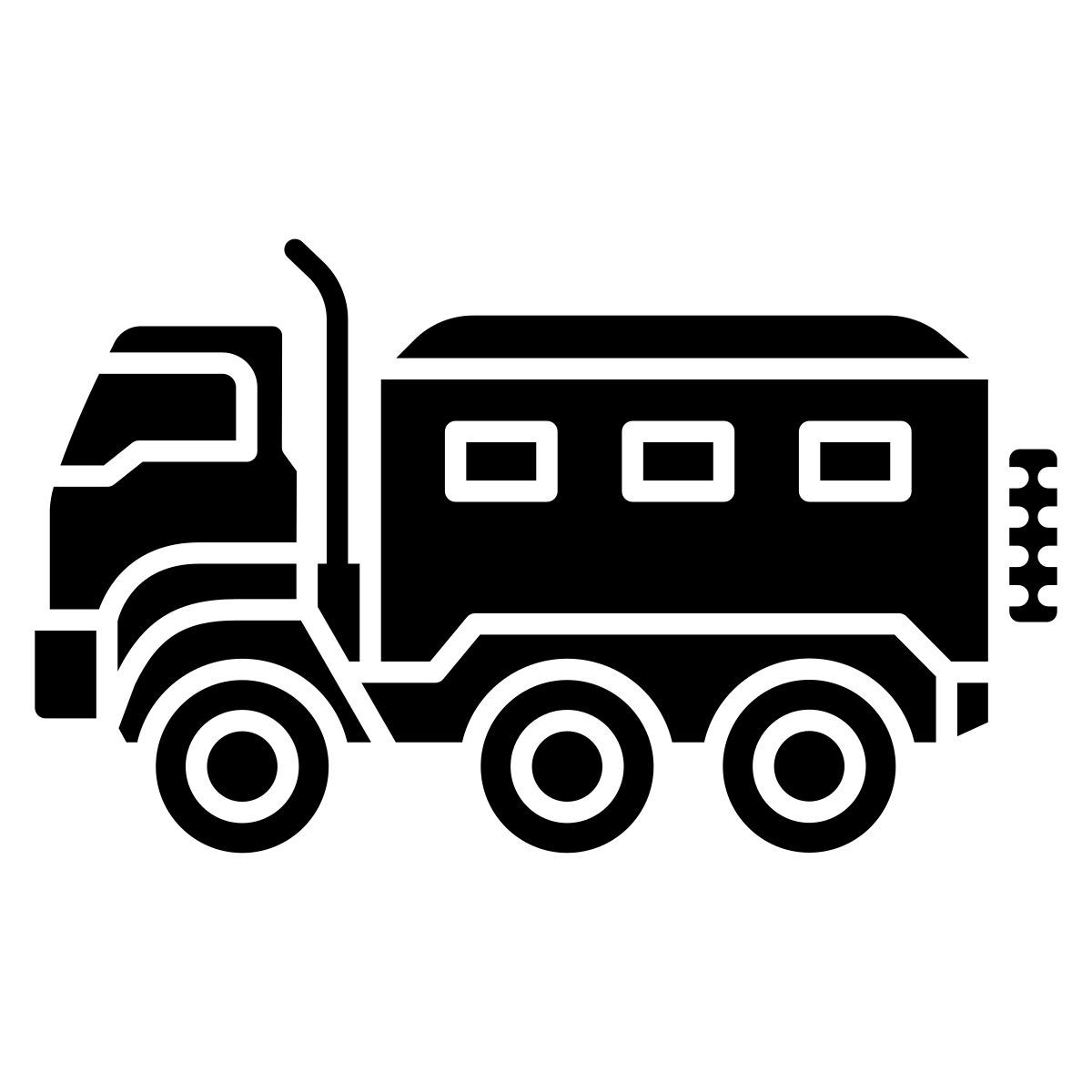 military vehicle icon