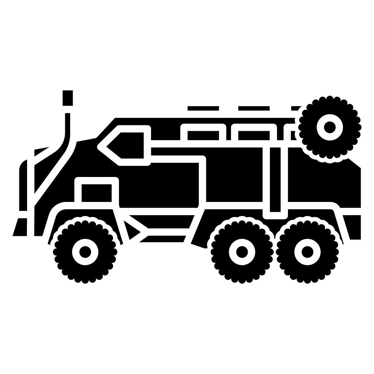 military vehicle icon