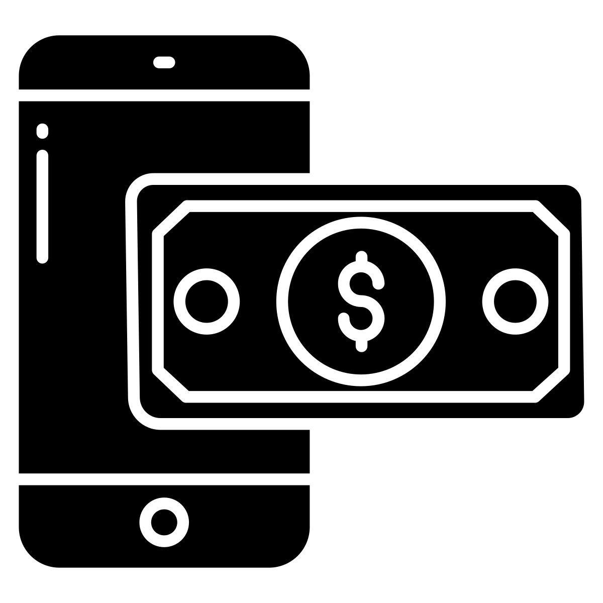 services bancaires mobiles icon
