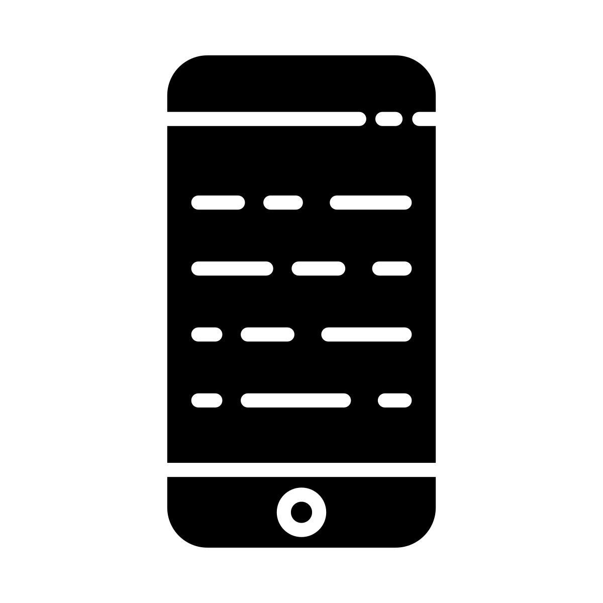 两个智能手机 icon