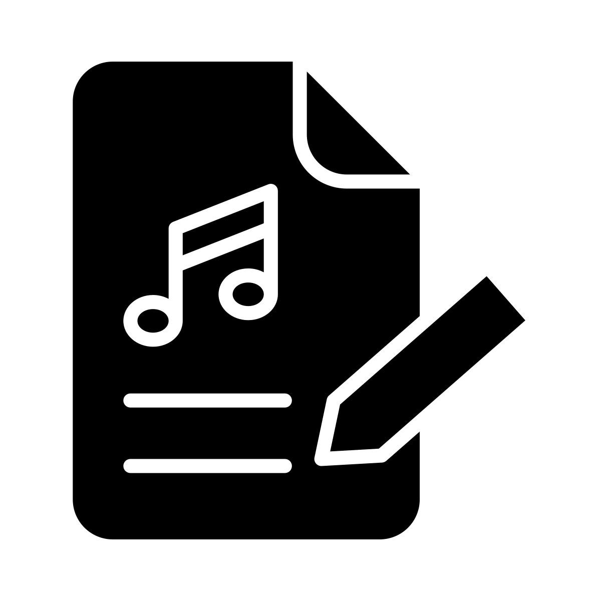 music file icon