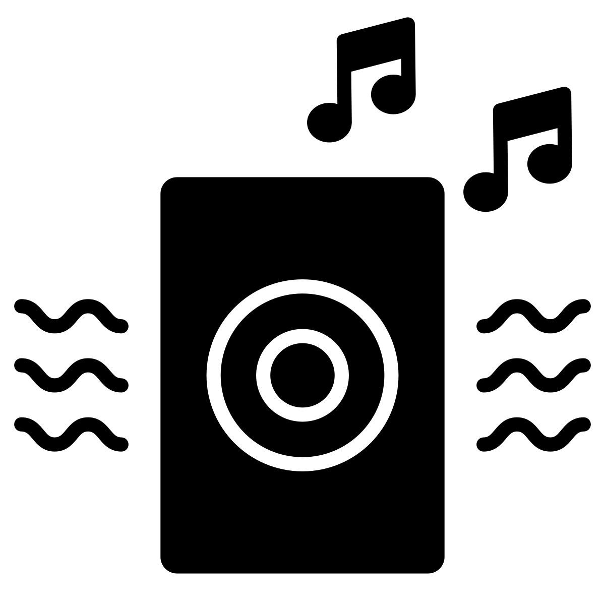 music system icon