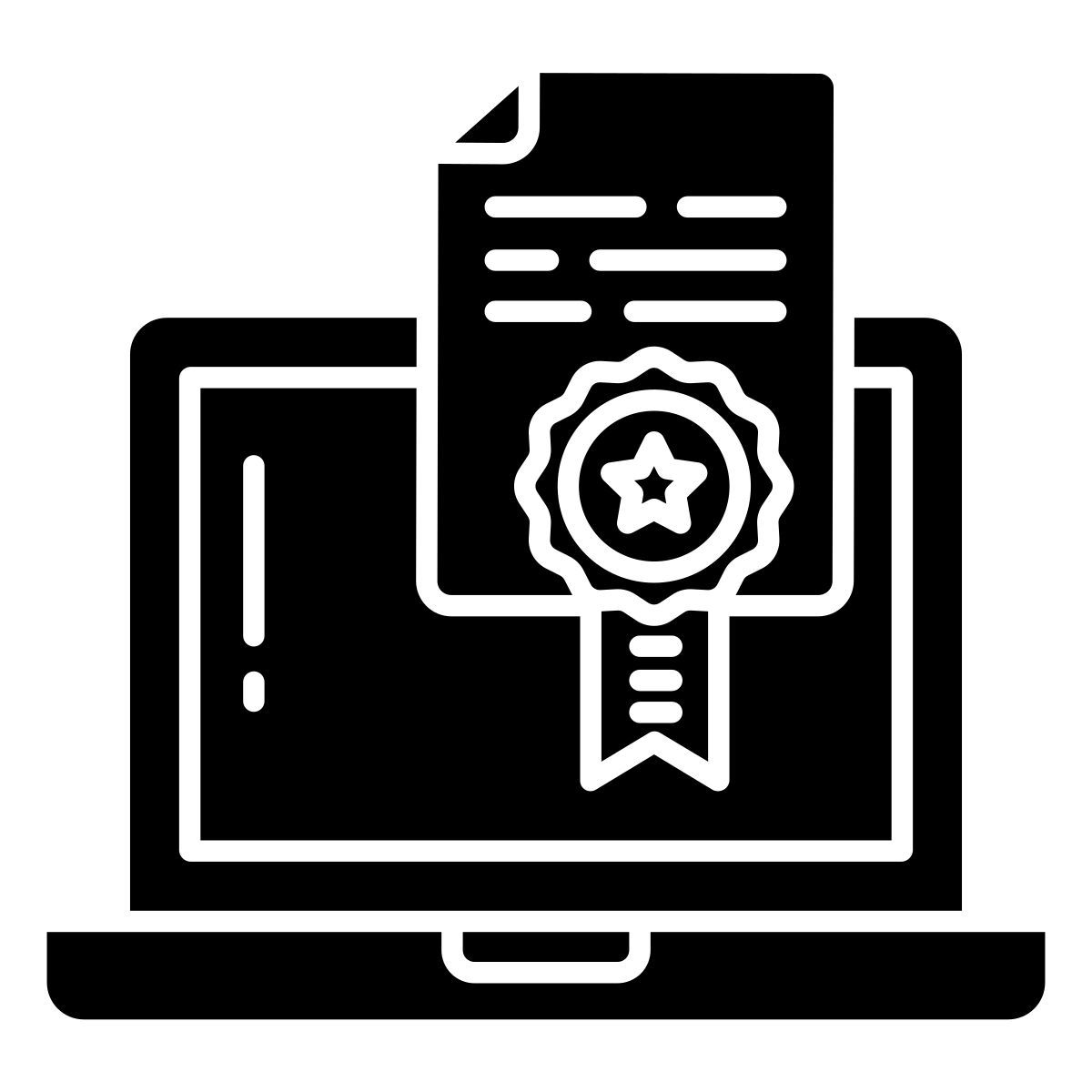 online certificate icon