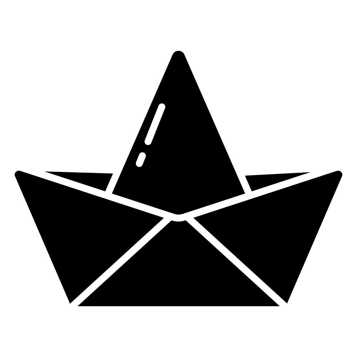 paper boat icon