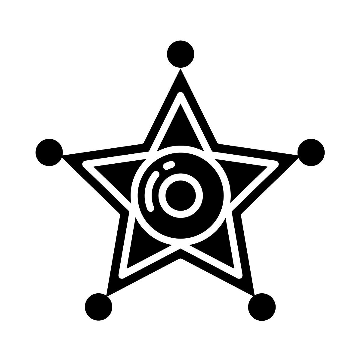 insignia de sheriff icon