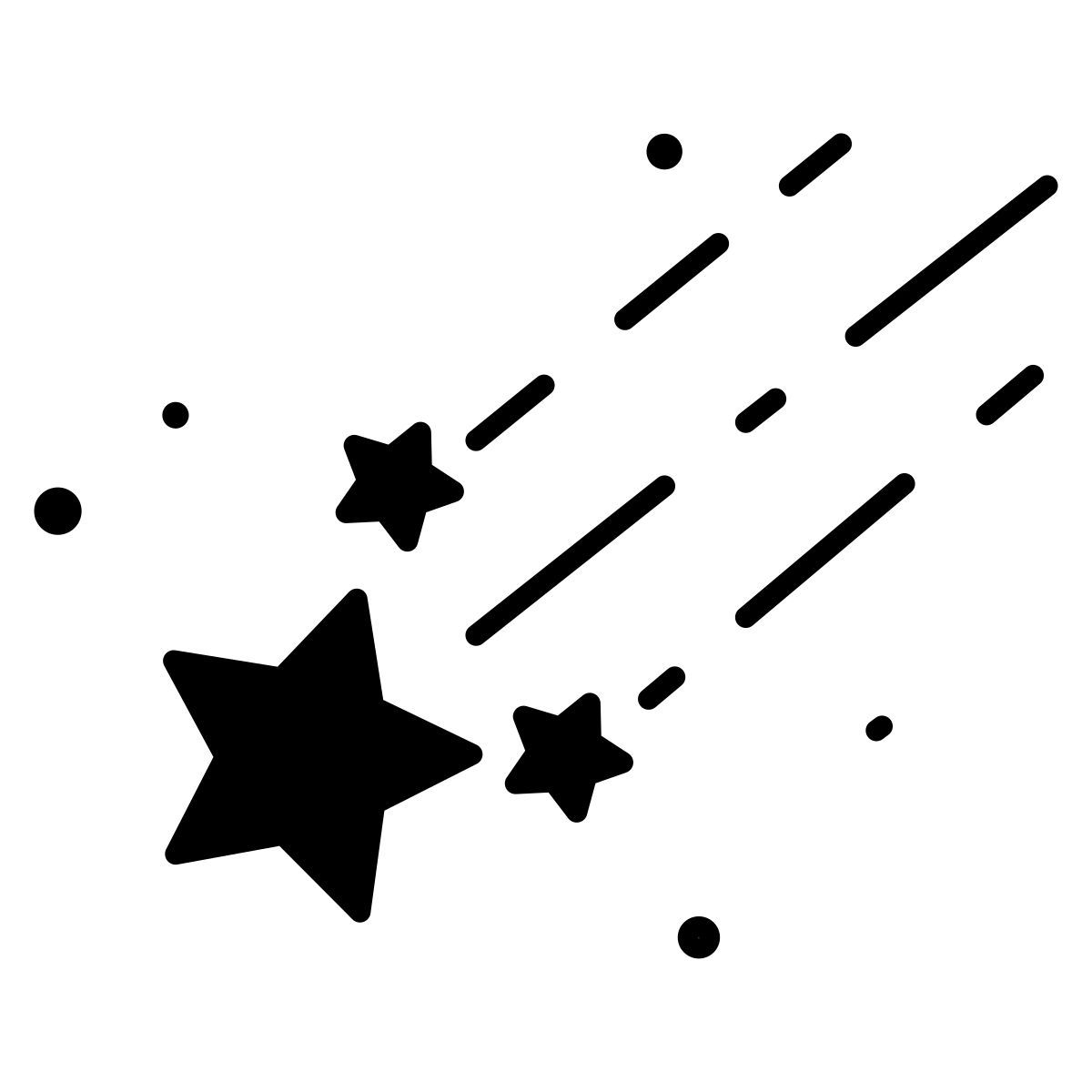 shooting stars icon