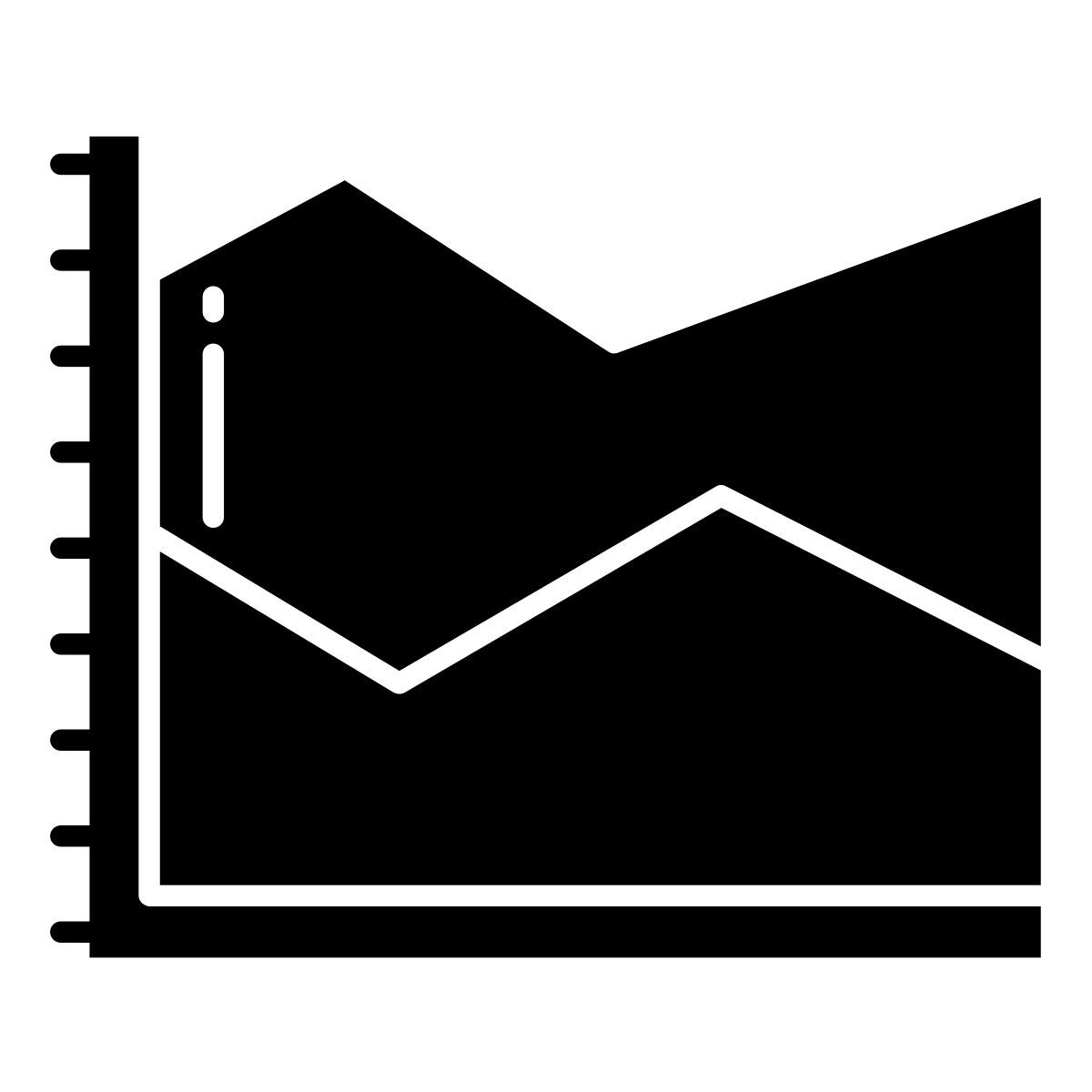 spline chart icon