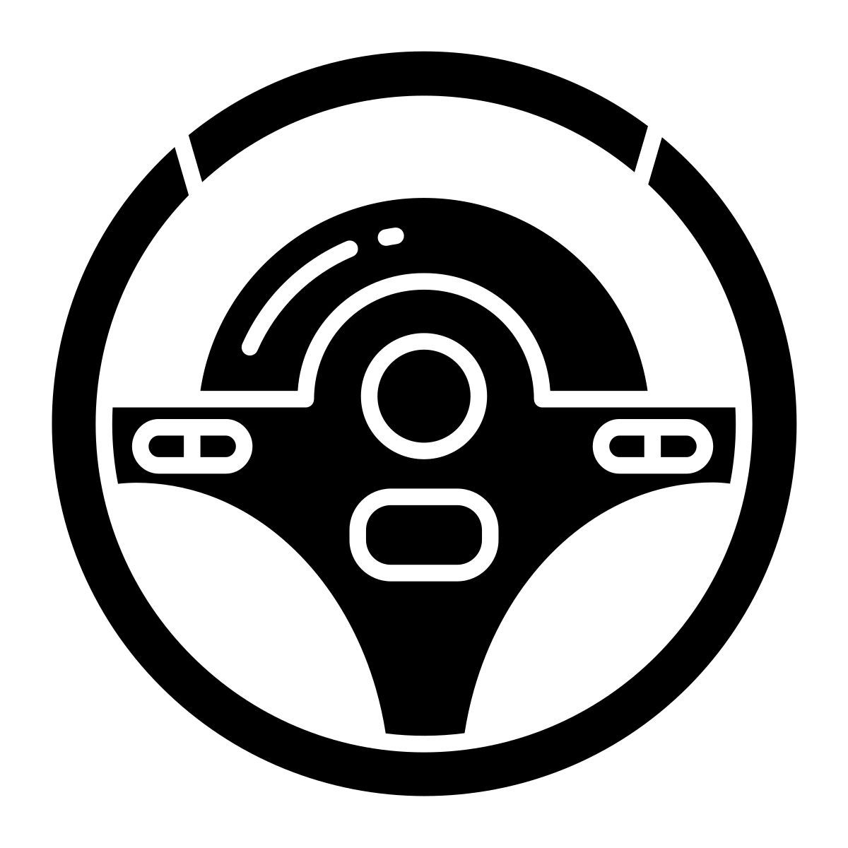 steering wheel icon
