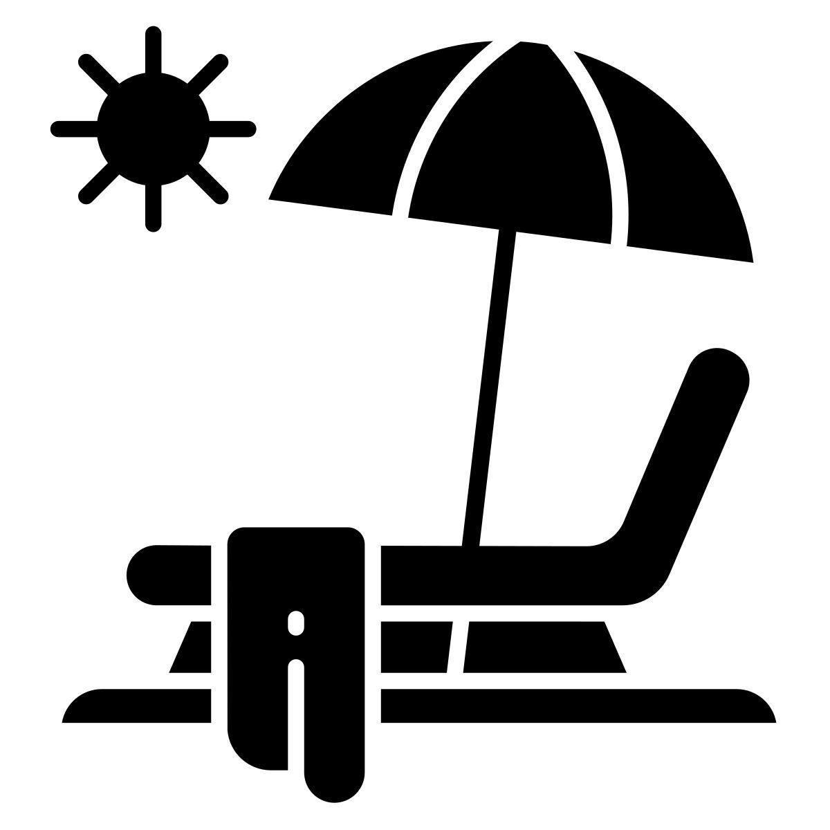 sunbed icon