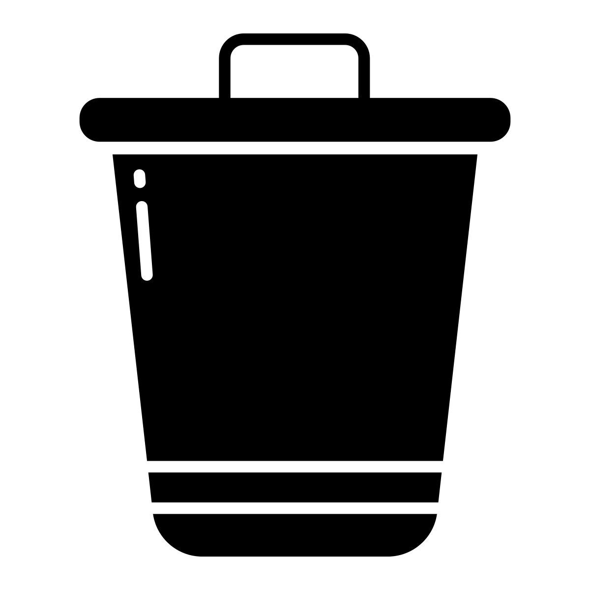 trash bin icon