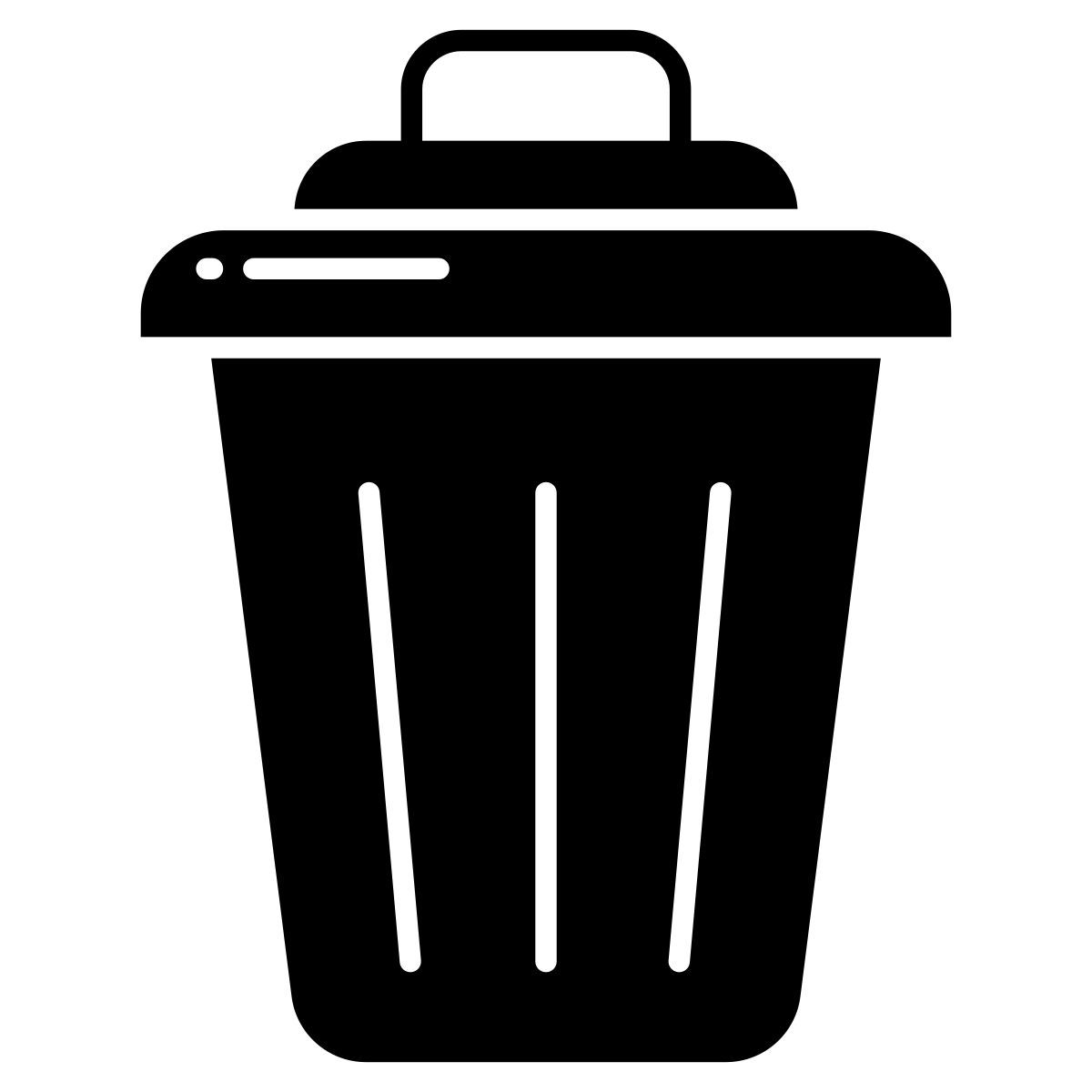trash bin icon