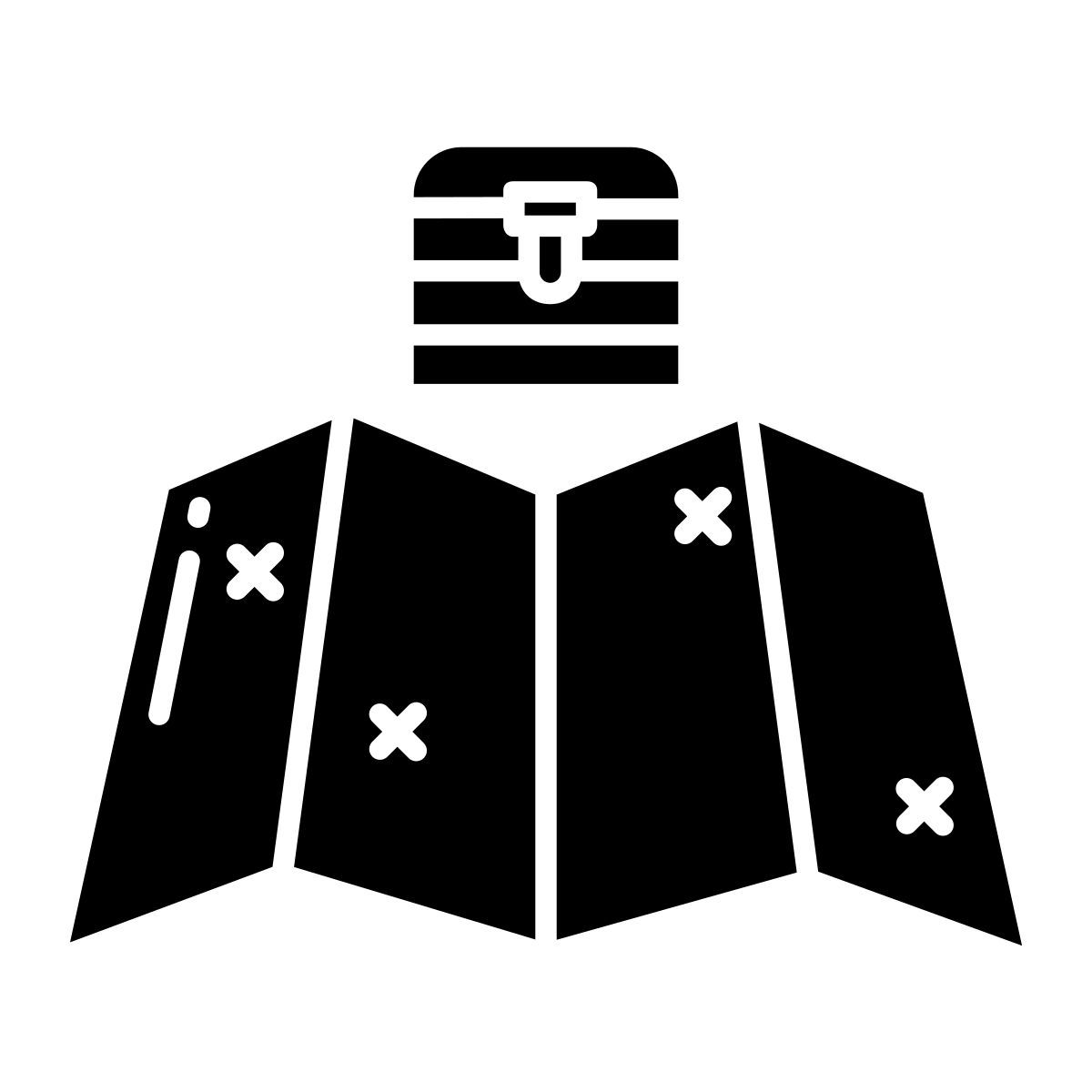 treasure map icon