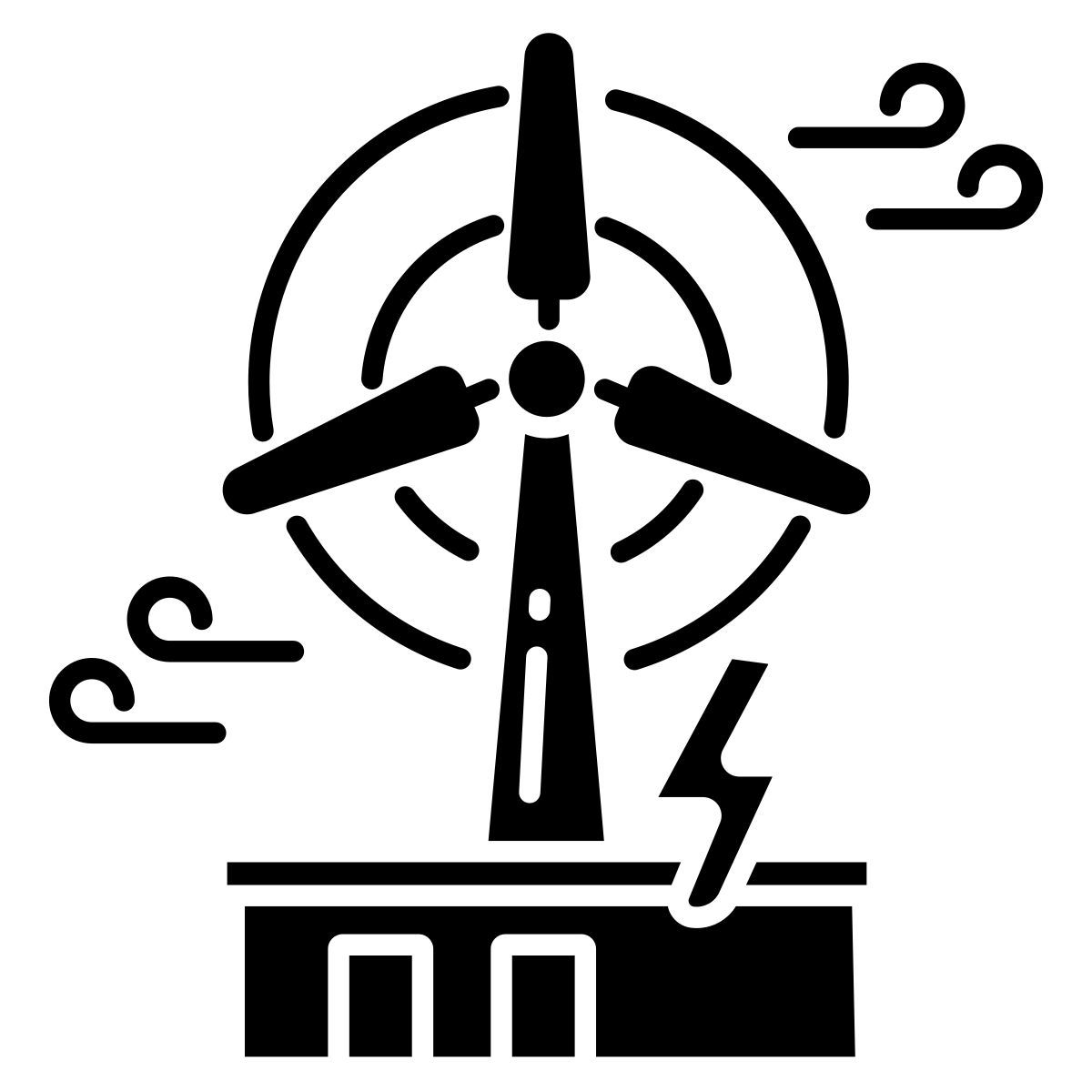 energía eólica icon